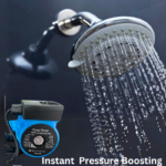 Main pressure boosting pump application in shower
